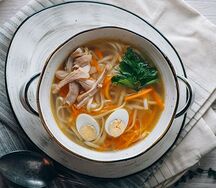 Куриный суп с лапшой