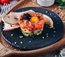 Тартар из лосося