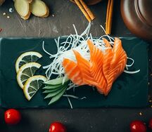 Сашими лосось