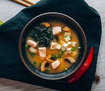 Мисо с лососем