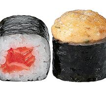 Острый маки с лососем