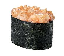 Гункан с креветкой