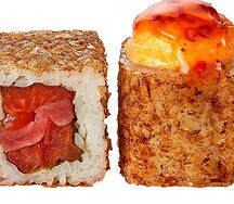 Чатка запеченный с лососем и тунцом