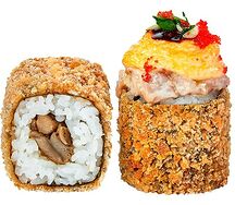 Фукусима - жаренный с лососем и угрем