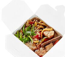 Wok удон 3 мяса