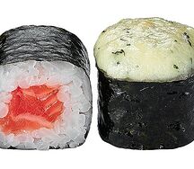 Запеченый маки с лососем