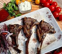 Шашлык из бараньей корейки