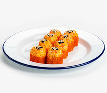 Запеченный ролл с крабом