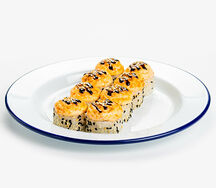 Запеченный ролл с курицей