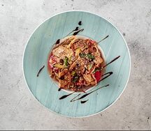 Гречневая лапша с курицей