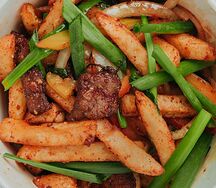 Фри с мясом