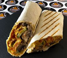 Шаурма вегетарианская с грибами