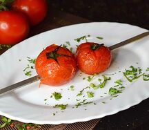 Томаты на мангале