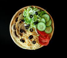 Закрытая пицца Вегетарианская