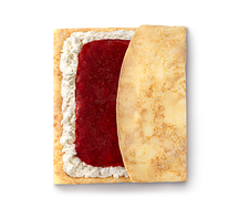 Блин творог и клубника