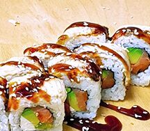 Ролл Канада с лососем