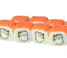 Ролл Филадельфия с тигровой креветкой