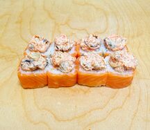 Ролл Люкс с мидиями (острый)