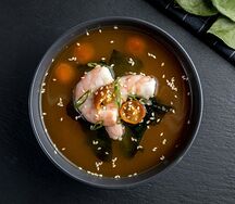 Мисо с креветкой