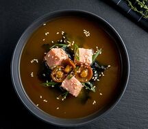 Мисо с лососем