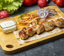 Шашлык из куриные мякоти