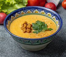 Суп-пюре Чечевичный по-турецки