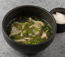 Пельмени с начинкой из гуся