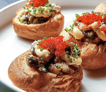 Тартар из угря унаги