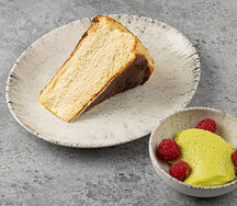 Чизкейк с фисташковым ганашем