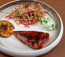 Тунец, унаги, корнеплоды