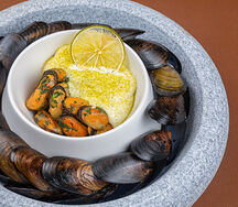 Мидии в вине