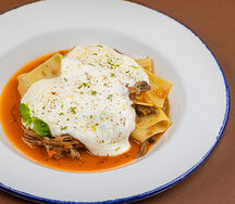 Ленивая лазанья с кониной