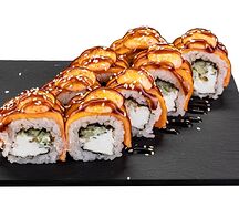 Запеченный ролл Филадельфия