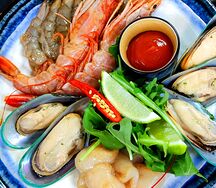 Сет из охлажденных морепродуктов