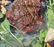 Стейк из конской вырезки на гриле