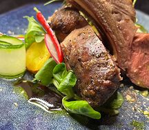 Каре ягнёнка на гриле