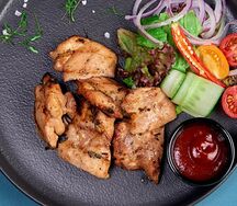 Шашлык из cвинoй шеи