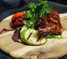 Свиные рёбра в соусе BBQ