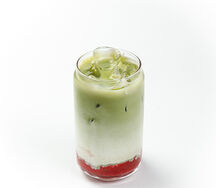 Айс-матча-клубника