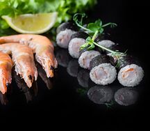 Маки с креветкой