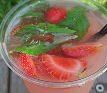 Лимонад Клубника-лайм