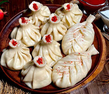 Хинкали с грибами