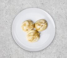 Манты с курицей и картофелем