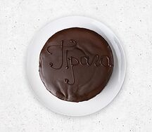 Торт Прага (кусок)