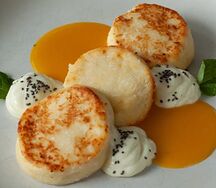 Сырники с ванильным кремом