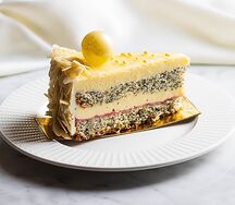 Лимонно-маковый торт