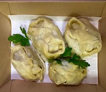 Манты с рубленым мясом и картошкой 