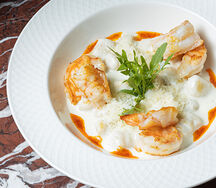 Ньокки с креветками