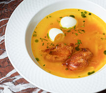 Бульон с перепелкой