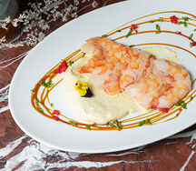 Креветки в соусе манго